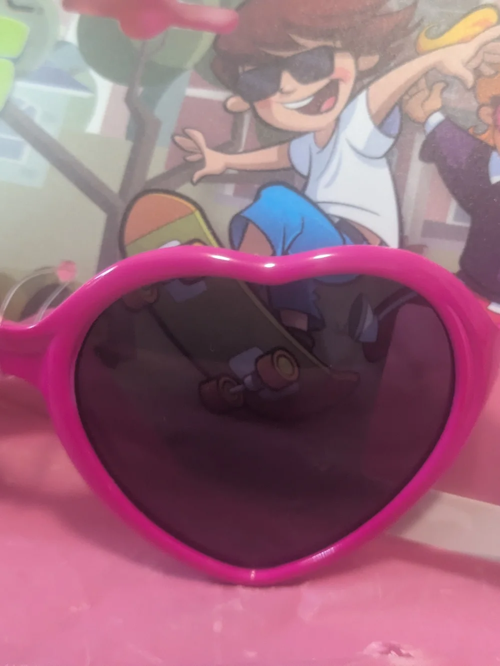 Kids Heart Sunglasses - Pink Suntastic Girls Eye Wear
